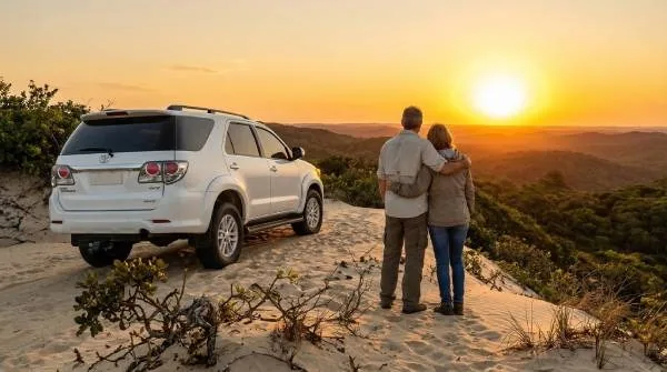 Pôr do Sol VIP 4x4 no Litoral Sul